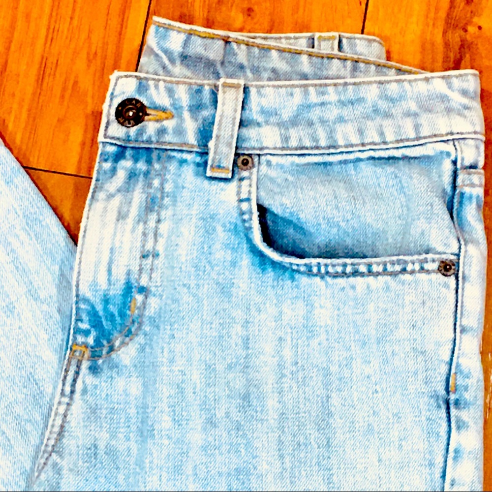 Carmar vintage acid wash denim jeans high waist mom jeans distressed 28 …